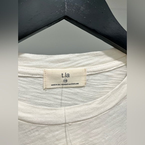 Anthropologie t la Flutter Tee black and white new with tag xxs - Picture 6 of 8